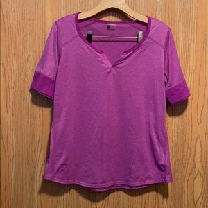 Marmot Purple tee EUC large